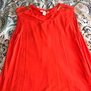 Michael Kors orange summer tank